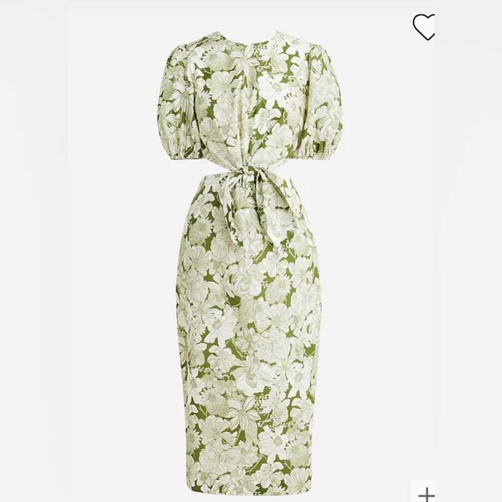 JCrew Cut out Dress in Liberty Linear Floral fabric
 Size 12